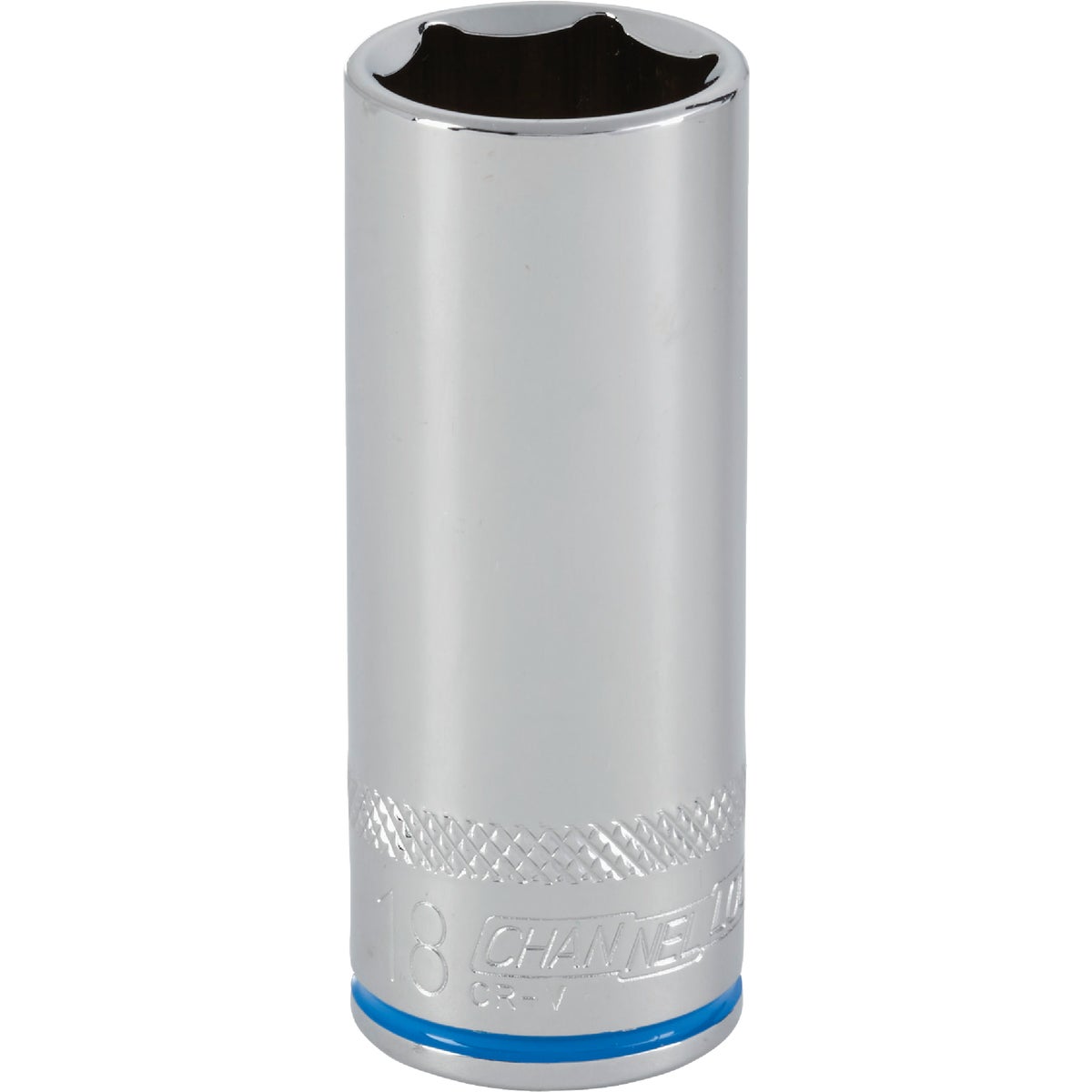 Channellock 3/8 In. Drive 18 mm 6-Point Deep Metric Socket