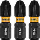 DEWALT FlexTorq 1 In. #3 Phillips Impact Screwdriver Bit (3-Pack) Image 1