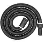 Milwaukee 1-7/8 In. Dia. x 9 Ft. L. Black Rubber Vacuum Hose Image 1
