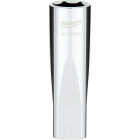 Milwaukee 1/2 In. Drive 17 mm 6-Point Deep Metric Socket with FOUR FLAT Sides Image 1