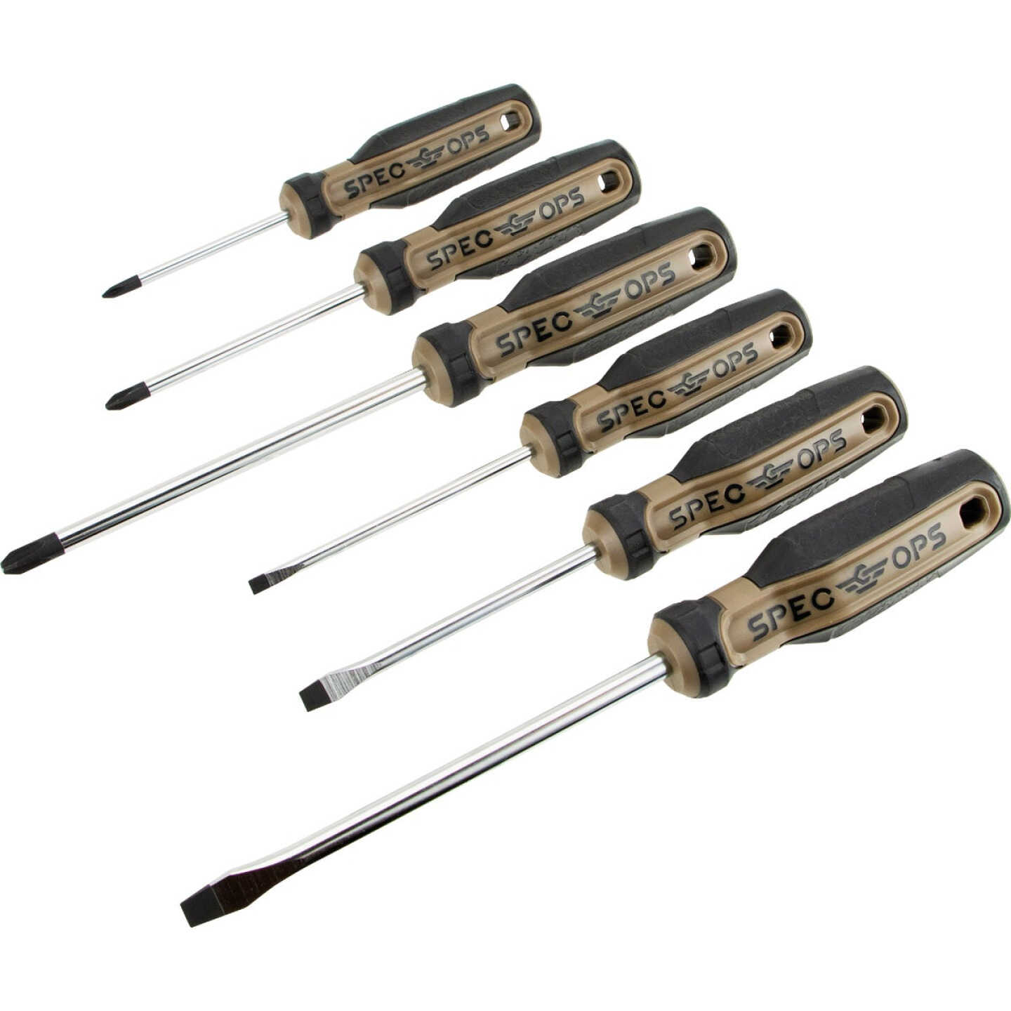Spec Ops Phillips & Slotted Screwdriver Set (6-Piece) Image 1