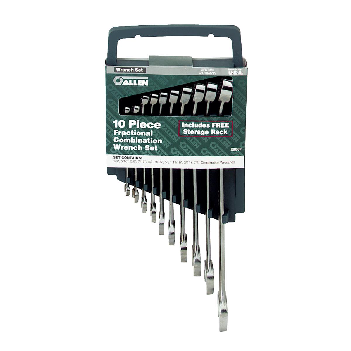 10PC SAE WRENCH SET