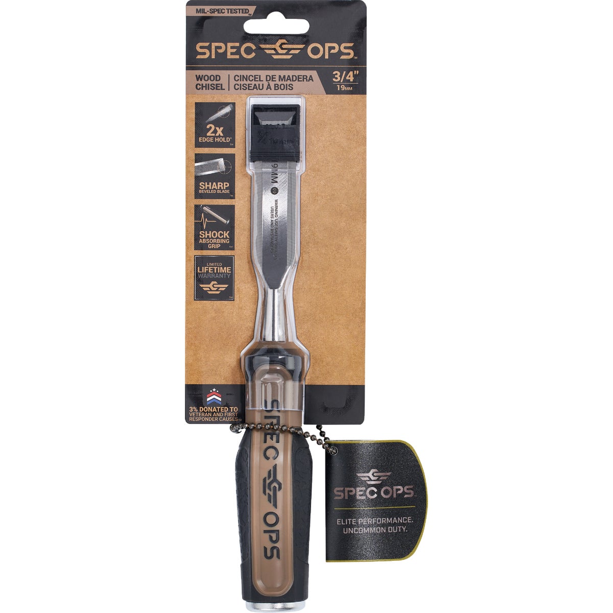 Spec Ops 3/4 In. Wood Chisel Image 7