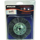 Dico Nyalox 4-1/2 In. Coarse Gray Angle Grinder Wheel Brush Image 1