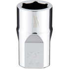 Milwaukee 3/8 In. Drive 11 mm 6-Point Shallow Metric Socket with FOUR FLAT Sides Image 1