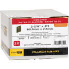 Pro-Fit 2-3/8 In. x 0.133 In. 28 Degree Wire Strip Ring Shank Round Head Galvanized Hot Dipped Galvanized Framing Stick Nails Image 2