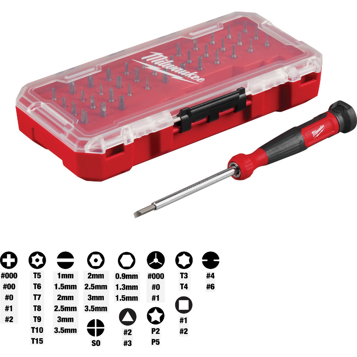 Milwaukee 39-In-1 Precision Multi-Bit Screwdriver