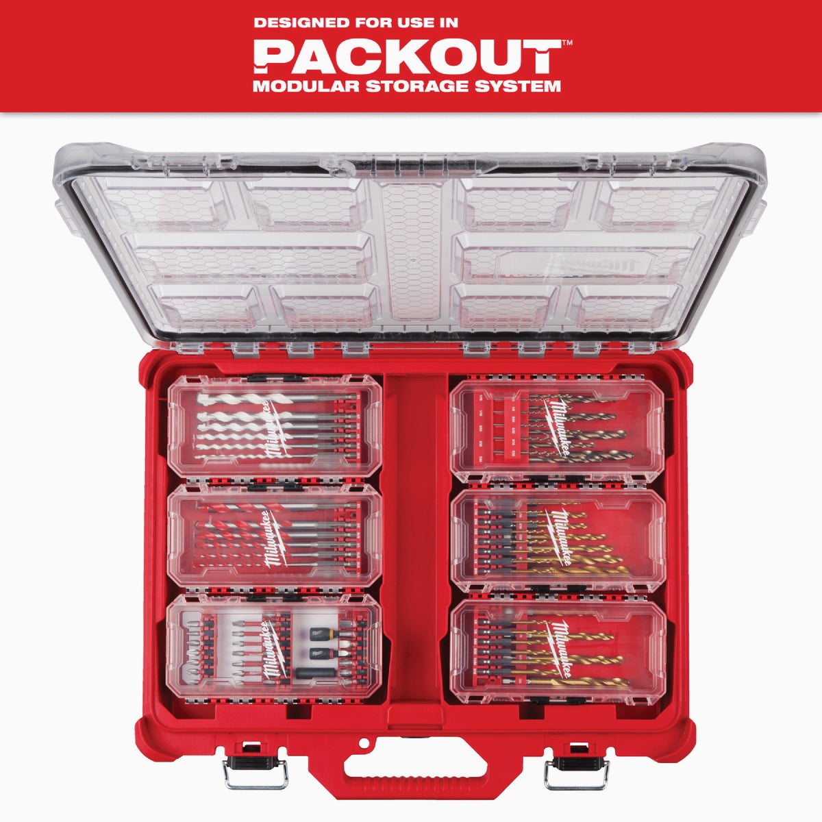 Milwaukee SHOCKWAVE Impact Duty Drill & Drive Set (60-Piece) Image 6
