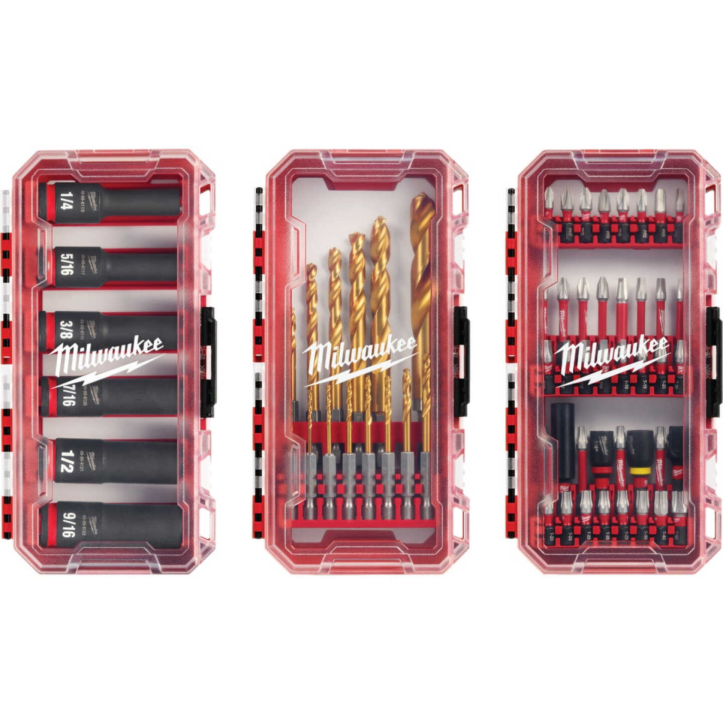 Milwaukee SHOCKWAVE Impact Duty Drill & Drive Set (60-Piece) Image 9