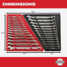 Milwaukee Standard 12-Point Combination Wrench Set (15-Piece) Image 4