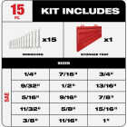 Milwaukee Standard 12-Point Combination Wrench Set (15-Piece) Image 2