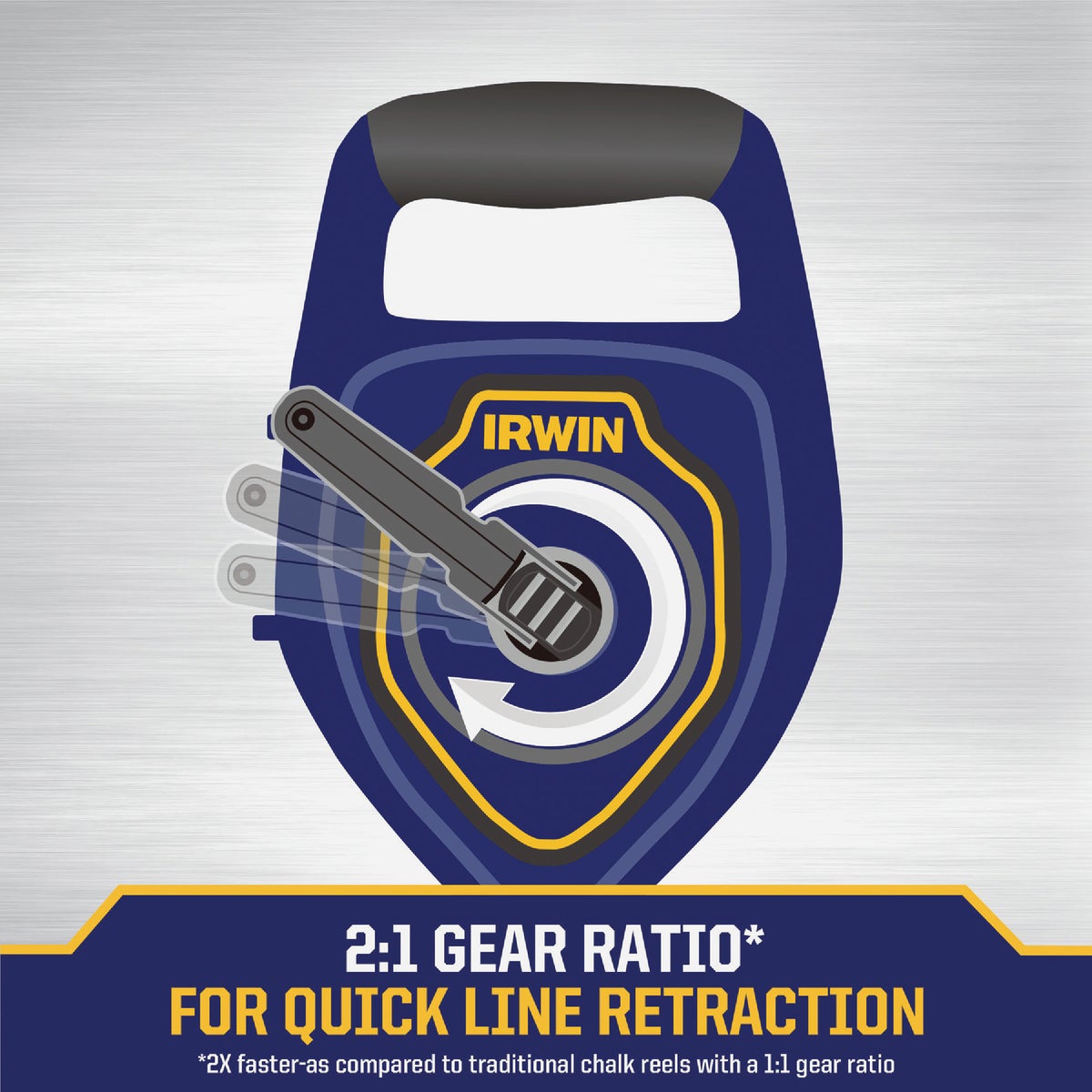 Irwin STRAIT-LINE LayoutPro XL 100 Ft. Chalk Line Reel Image 4