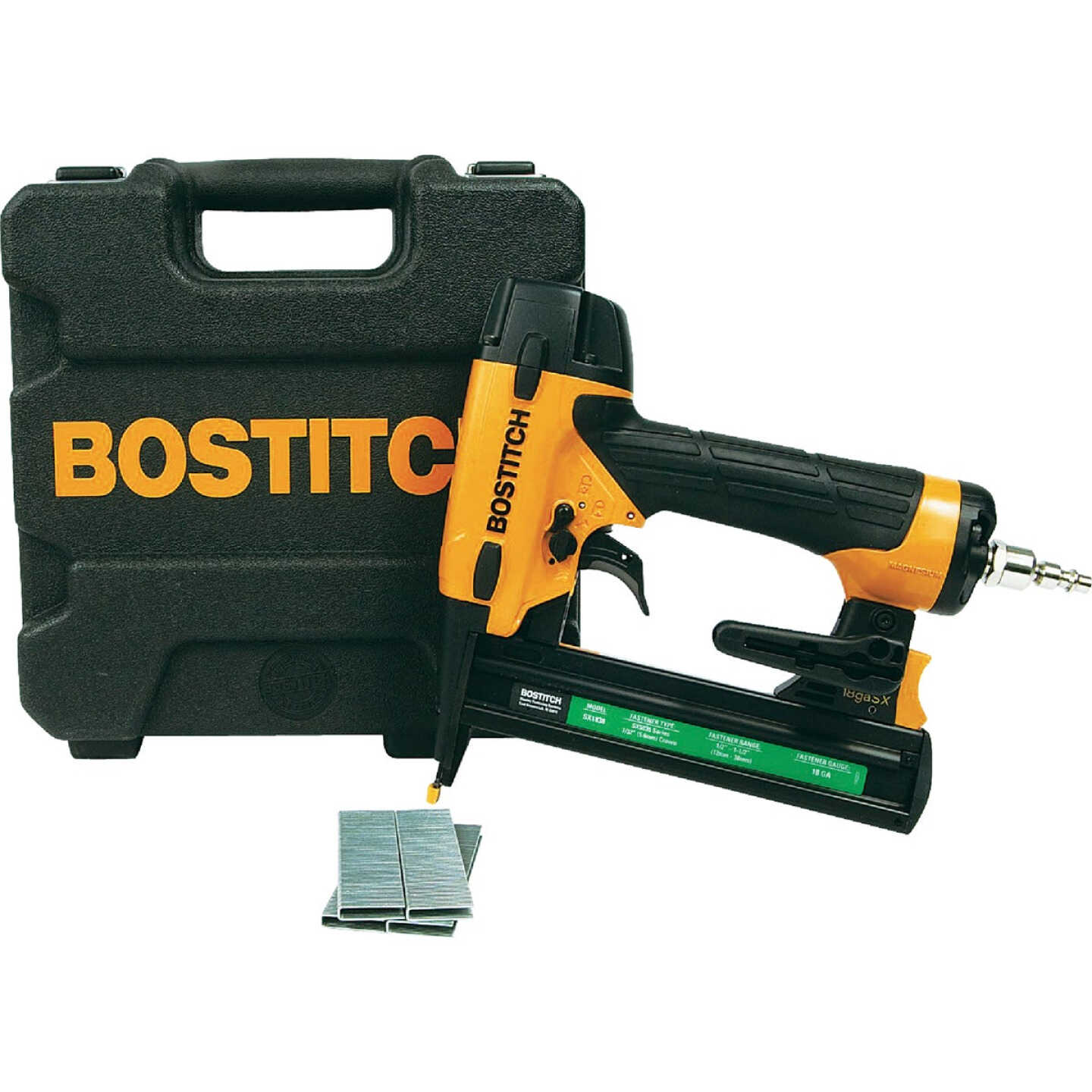 Bostitch 18-Gauge 7/32 In. Crown 1-1/2 In. Finish Stapler Kit Image 1
