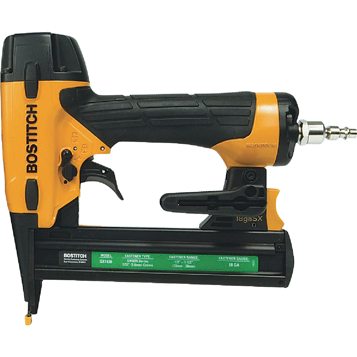 Bostitch 18-Gauge 7/32 In. Crown 1-1/2 In. Finish Stapler Kit Image 4