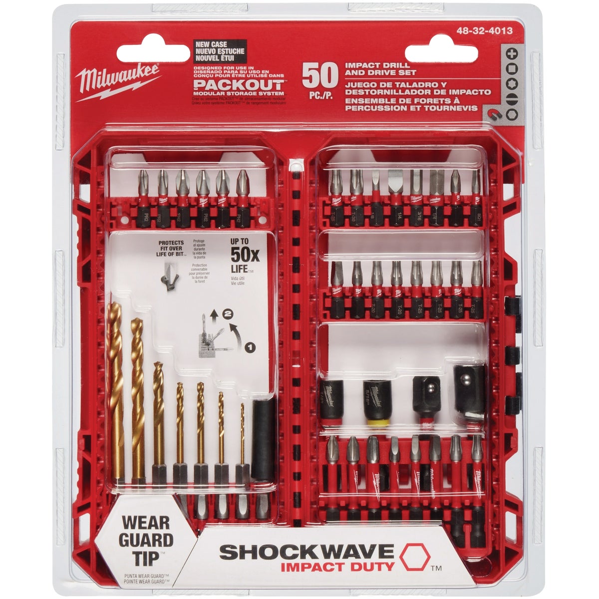 Milwaukee SHOCKWAVE Impact Duty Drill & Drive Set (50-Piece) Image 7