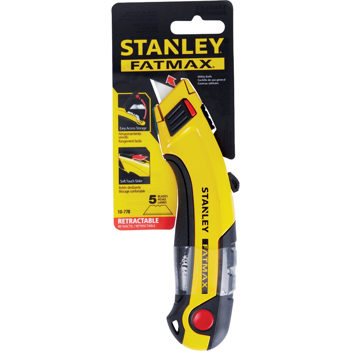 Stanley FatMax Retractable Straight Utility Knife Image 3