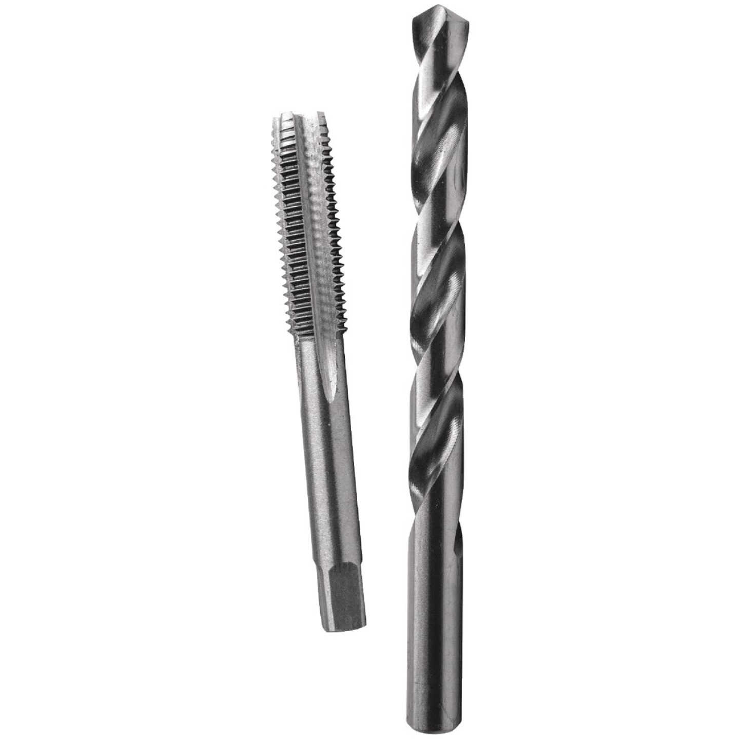 Century Drill & Tool 10 mm x 1.25 Metric Tap & 11/32 In. Brite Drill Bit Combo Pack Image 1