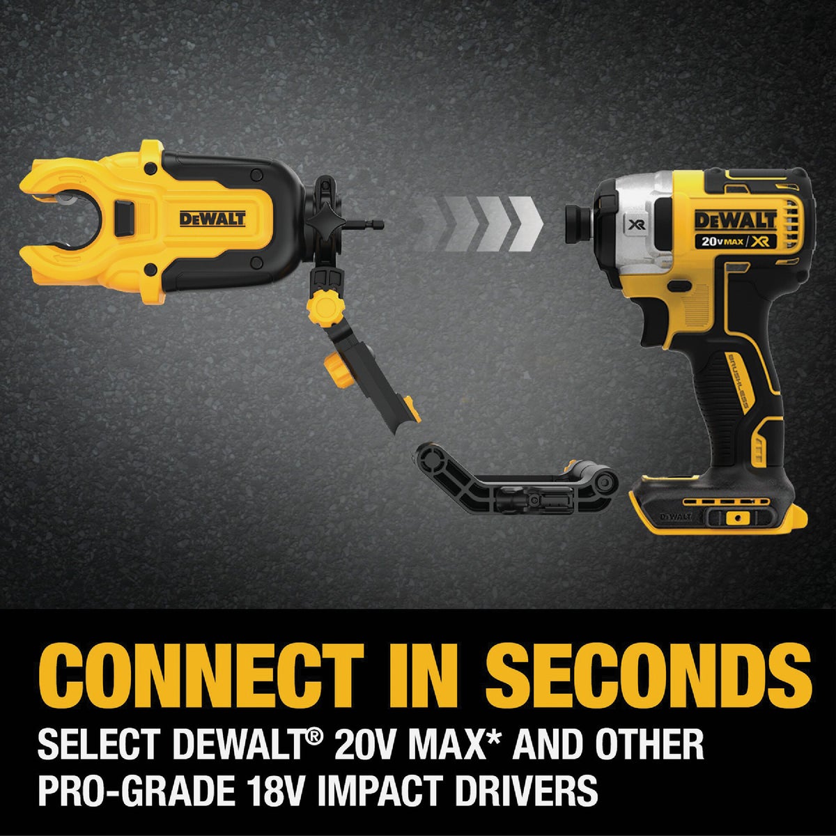DEWALT IMPACT CONNECT Copper Pipe Cutter Attachment Image 5