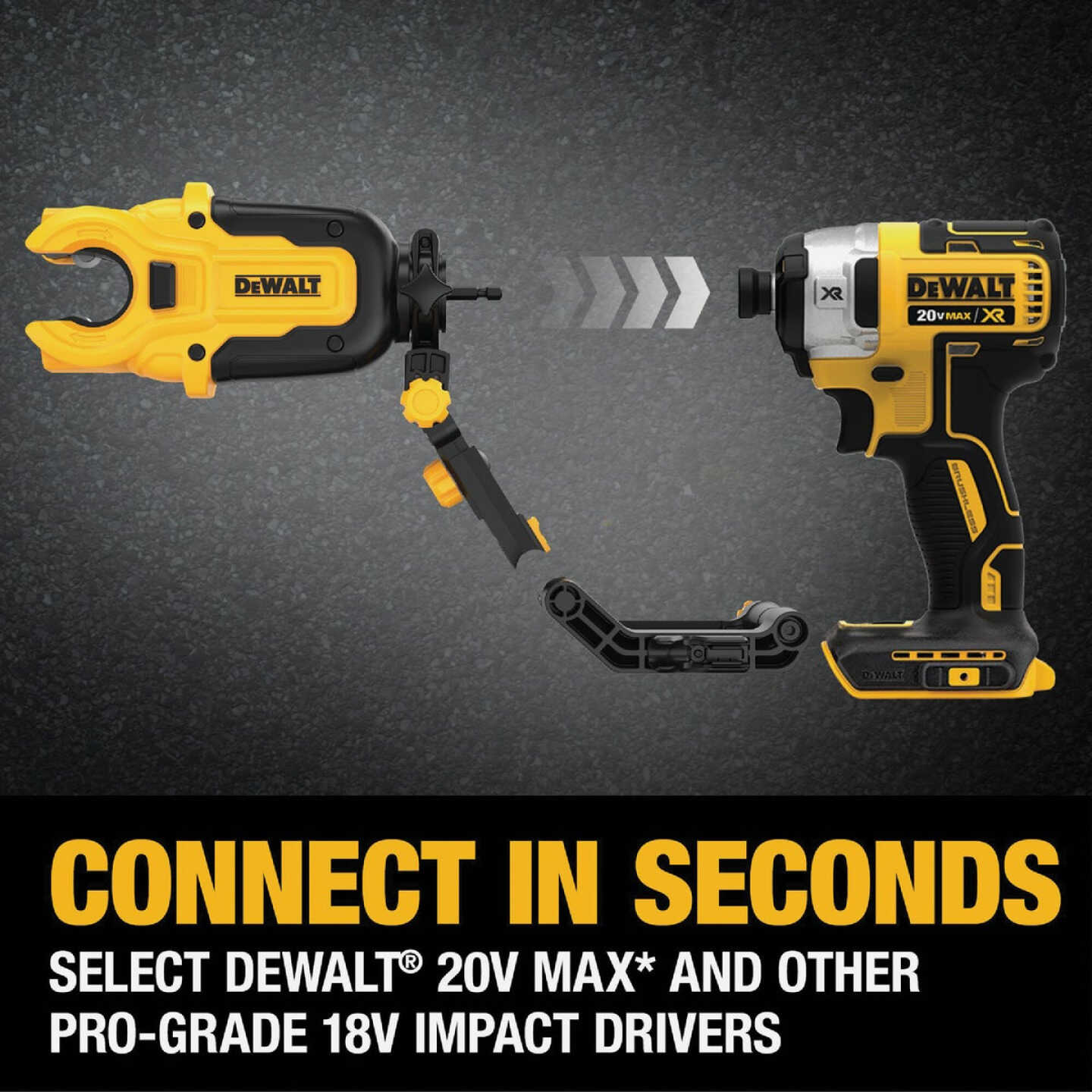 DEWALT IMPACT CONNECT Copper Pipe Cutter Attachment Image 5