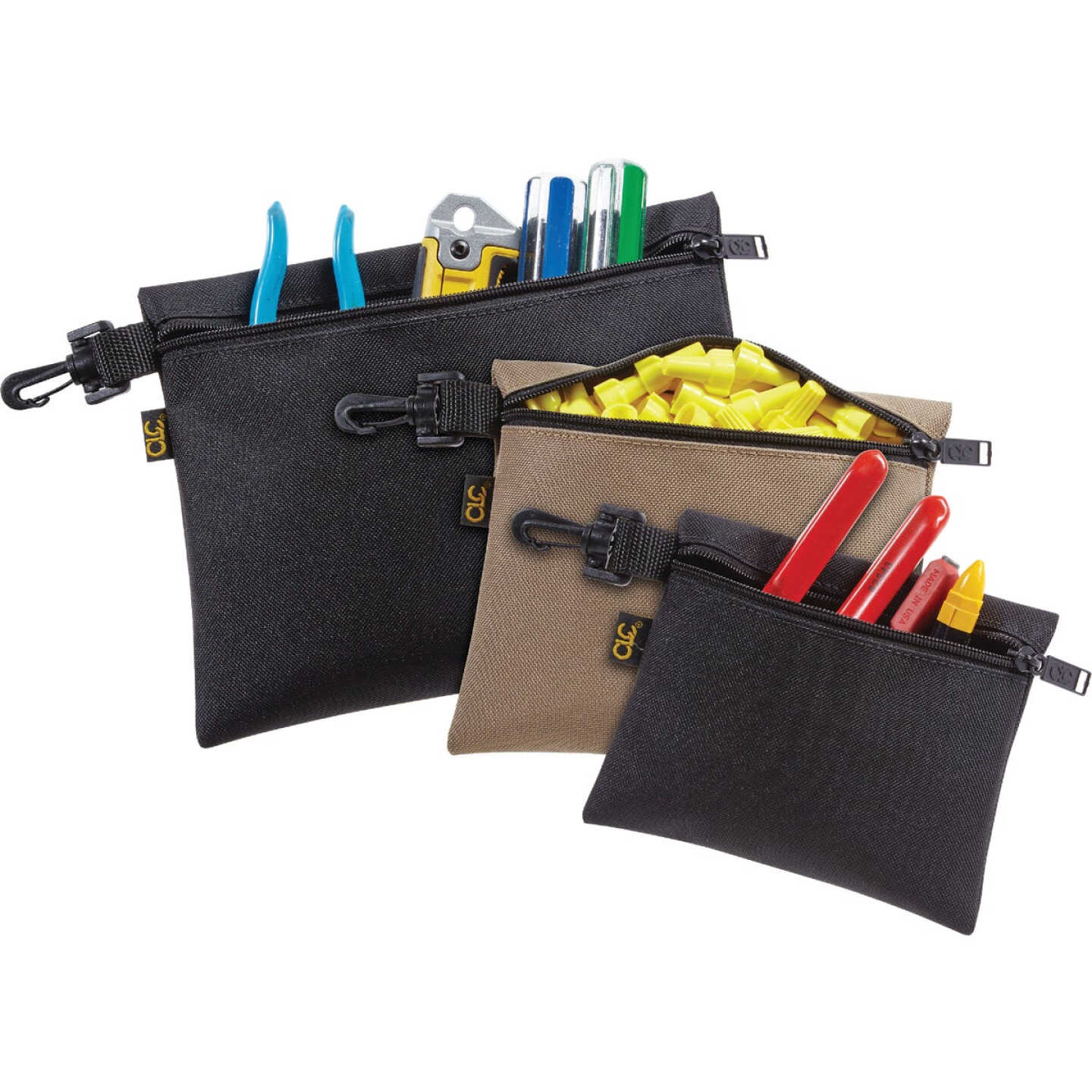 CLC Single-Pocket Multipurpose Zippered Tool Pouch (3-Set) Image 1