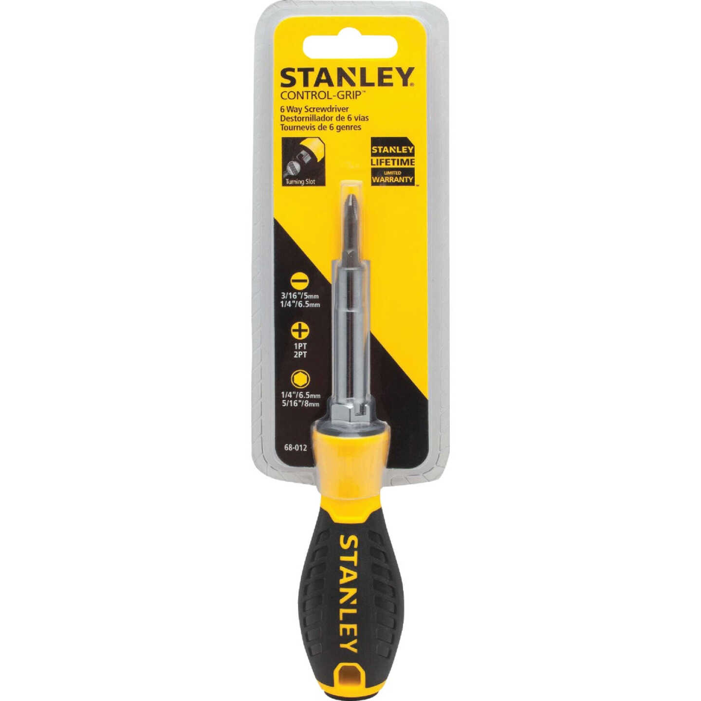 Stanley 6-in-1 Multi-Bit Screwdriver Image 1
