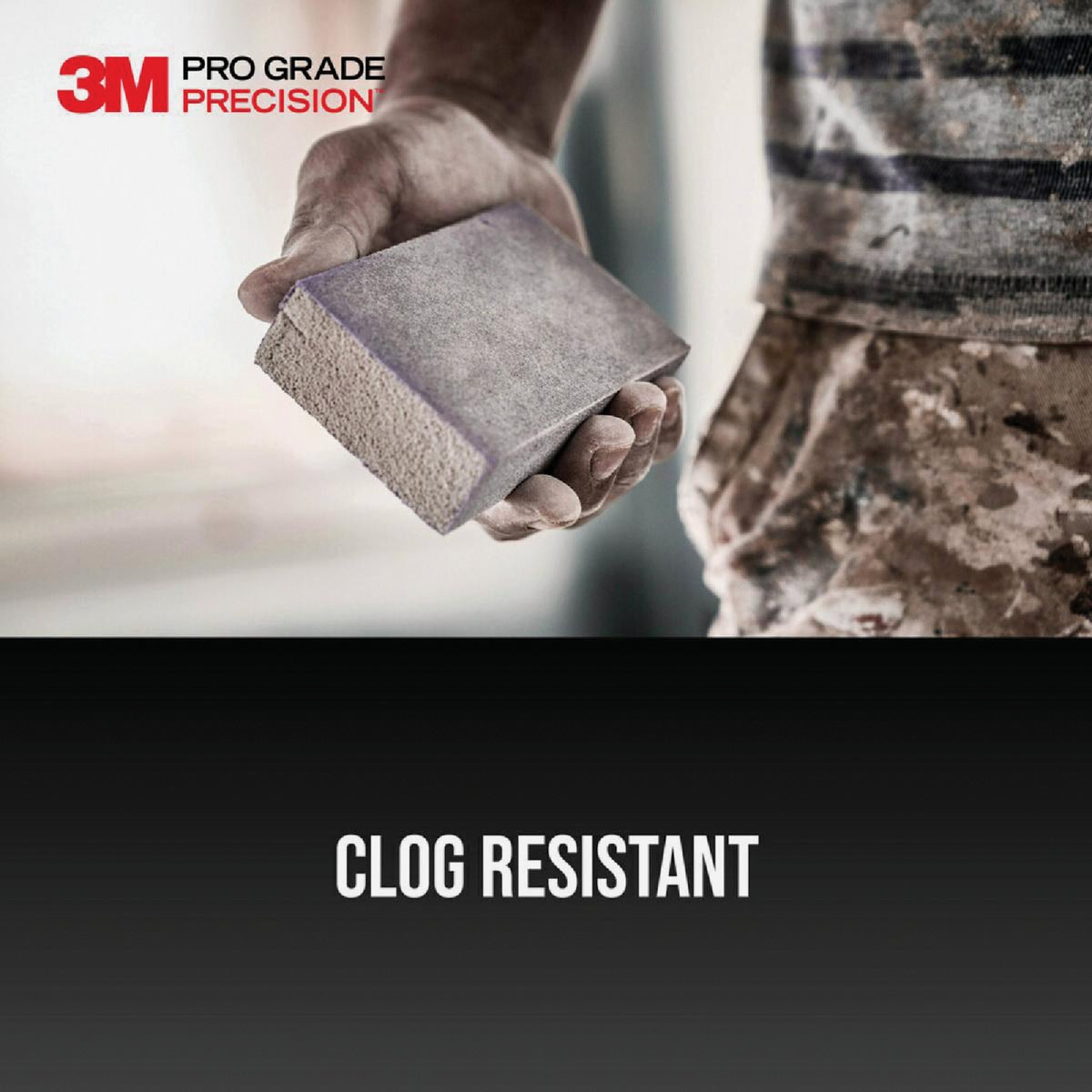 3M Pro Grade Precision 2.5 In. x 4.5 In. x 1 In. 180 Grit Fine Sanding Sponge Image 5