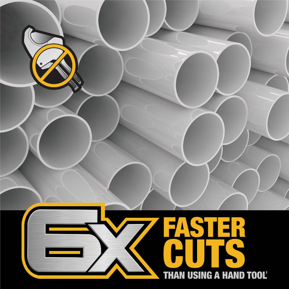 DEWALT IMPACT CONNECT PVC/PEX Pipe Cutter Attachment Image 5