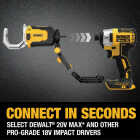 DEWALT IMPACT CONNECT PVC/PEX Pipe Cutter Attachment Image 4