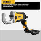 DEWALT IMPACT CONNECT PVC/PEX Pipe Cutter Attachment Image 2