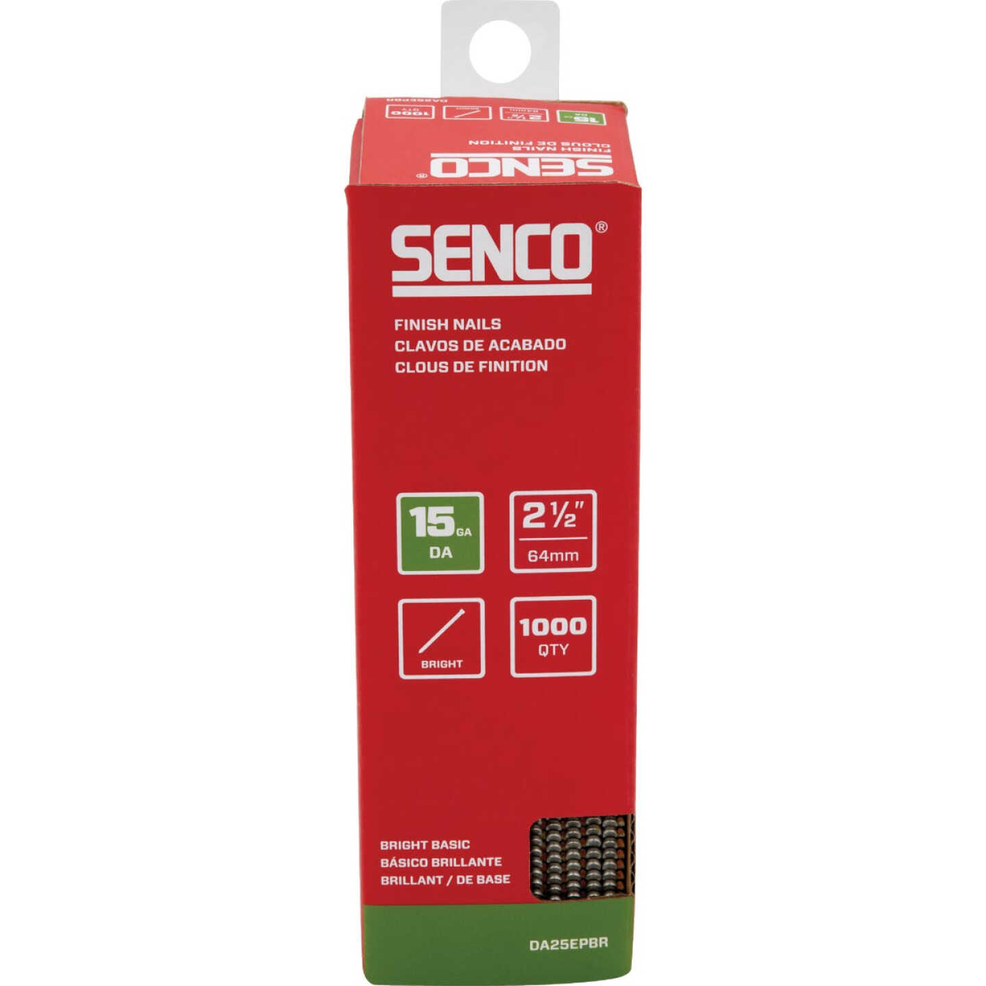 Senco 2-1/2 In. 15-Gauge Bright 34 Degree Angled Finish Nail (1000 Ct.) Image 2