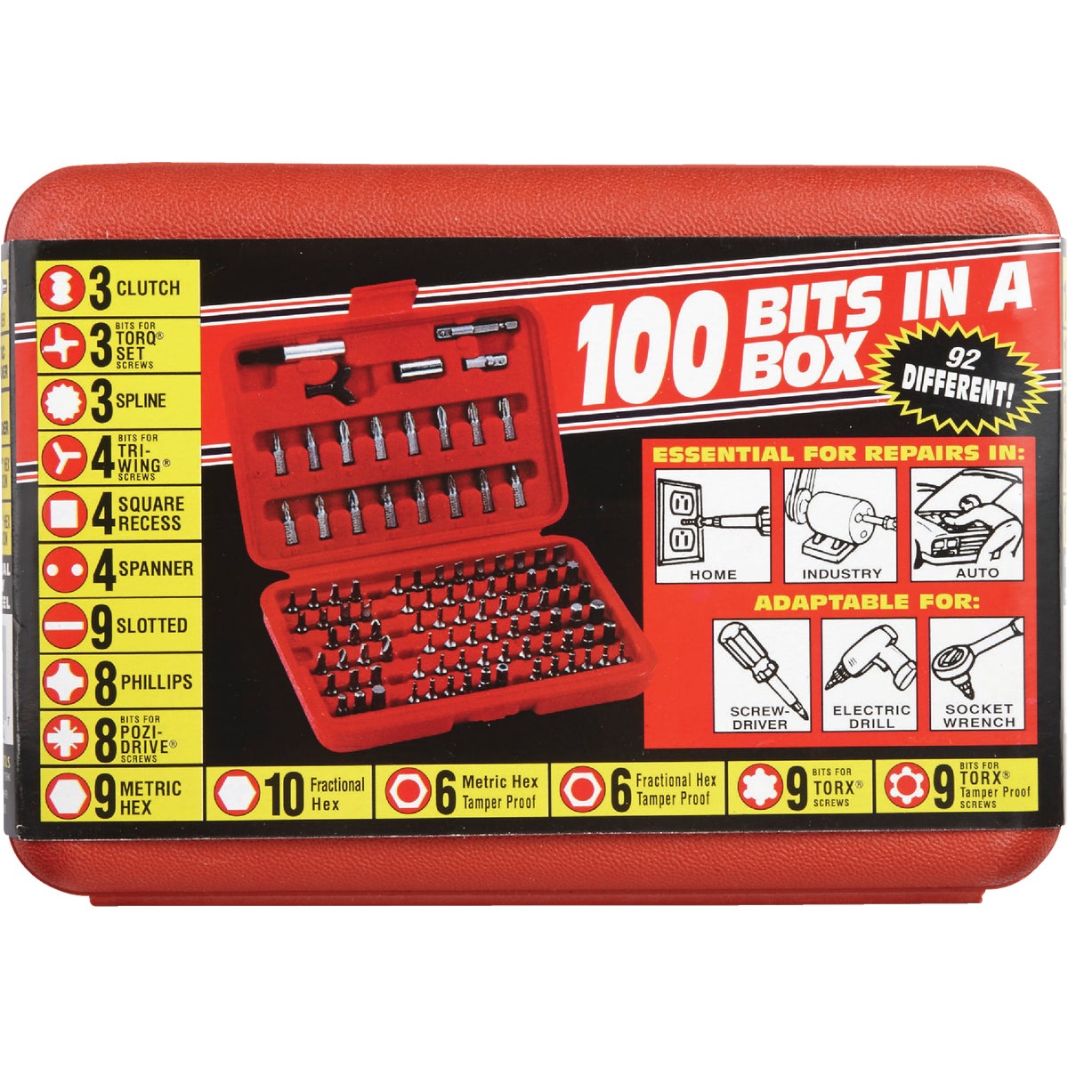 Best Way Tools 100-Piece Screwdriver Bit Set Image 2