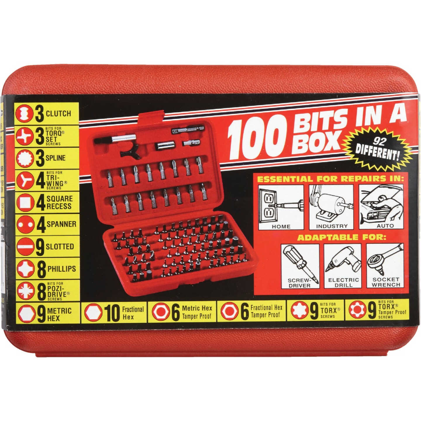 Best Way Tools 100-Piece Screwdriver Bit Set Image 2