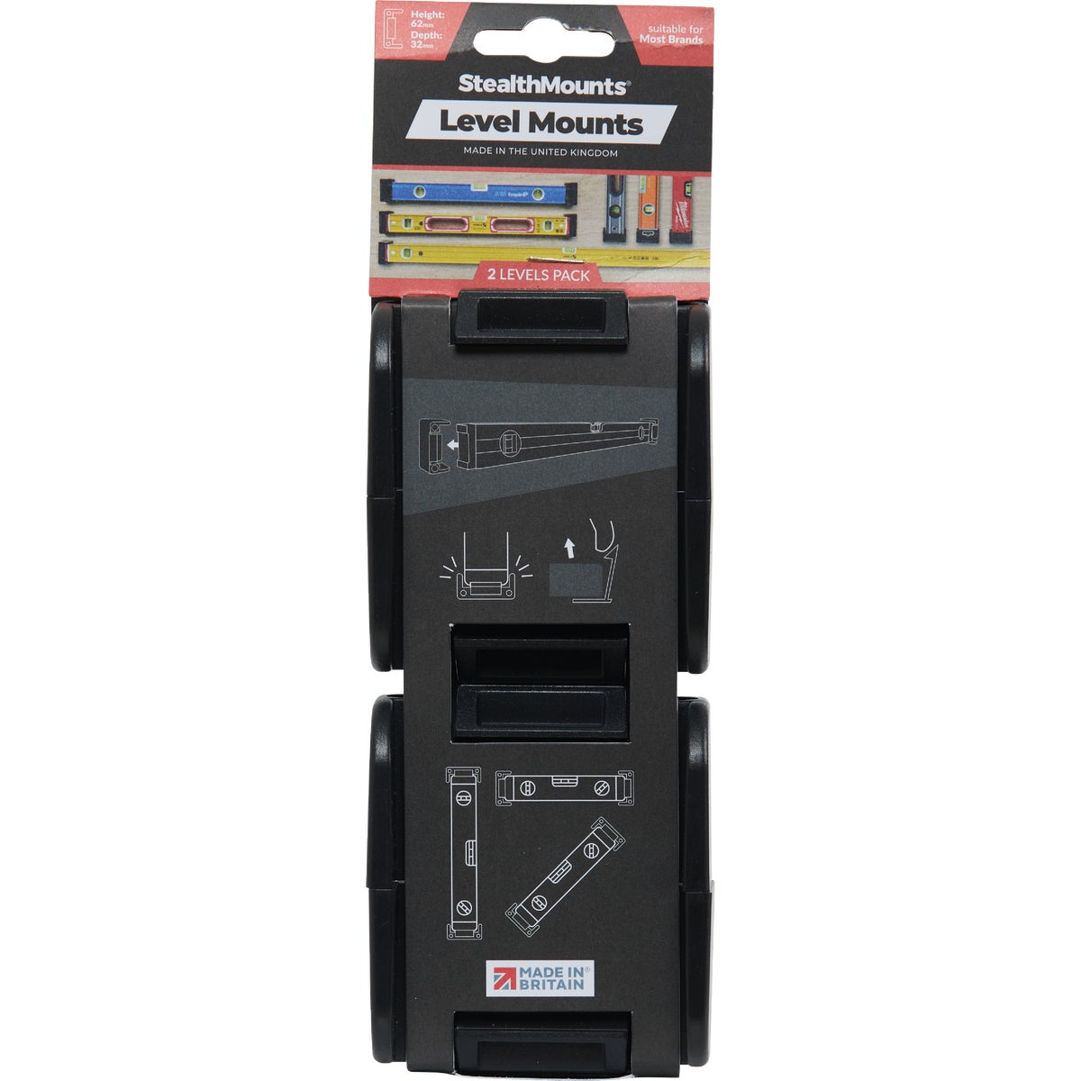 StealthMounts Universal Level Holders (2-Pack) Image 6