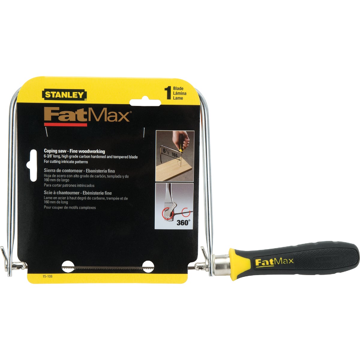 Stanley 6-1/2 In. Coping Saw Image 2
