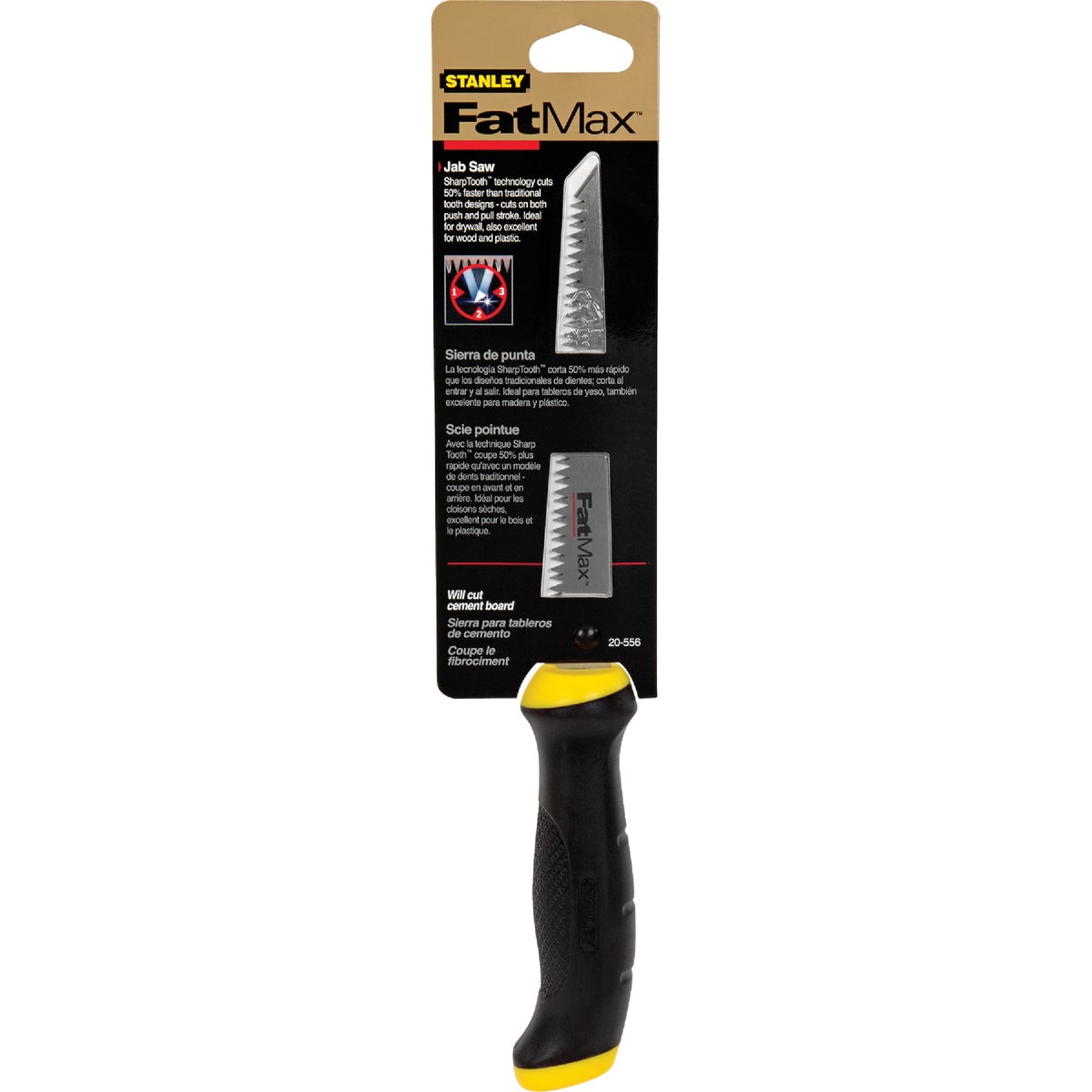Stanley FatMax 6 In. 9 TPI Drywall Jab Saw Image 2