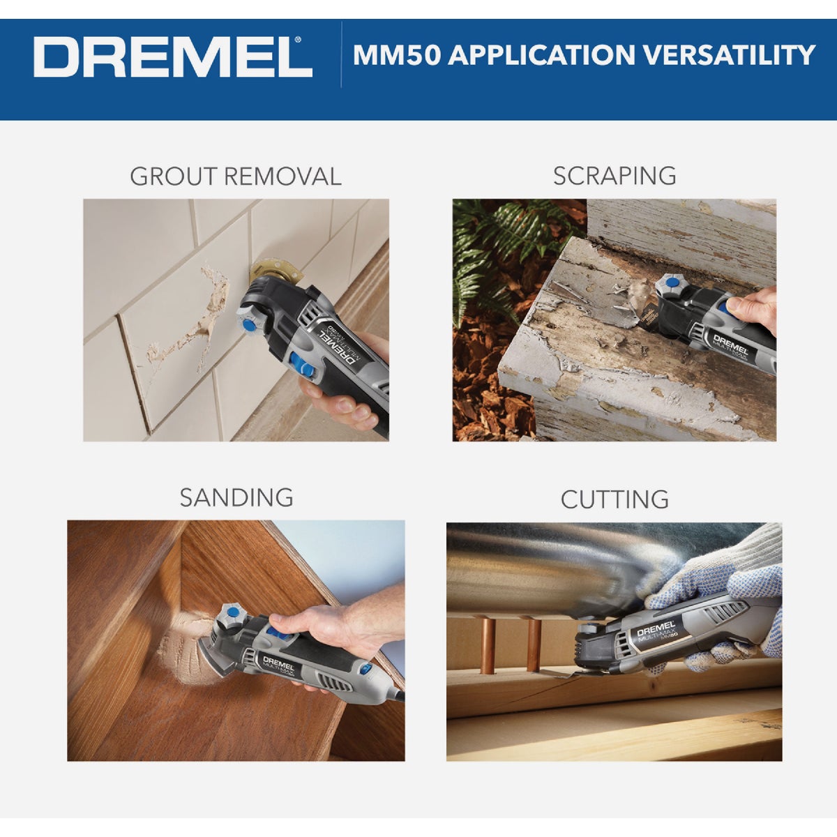 Dremel Multi-Max 5-Amp Variable Oscillating Multi-Tool Kit Image 6