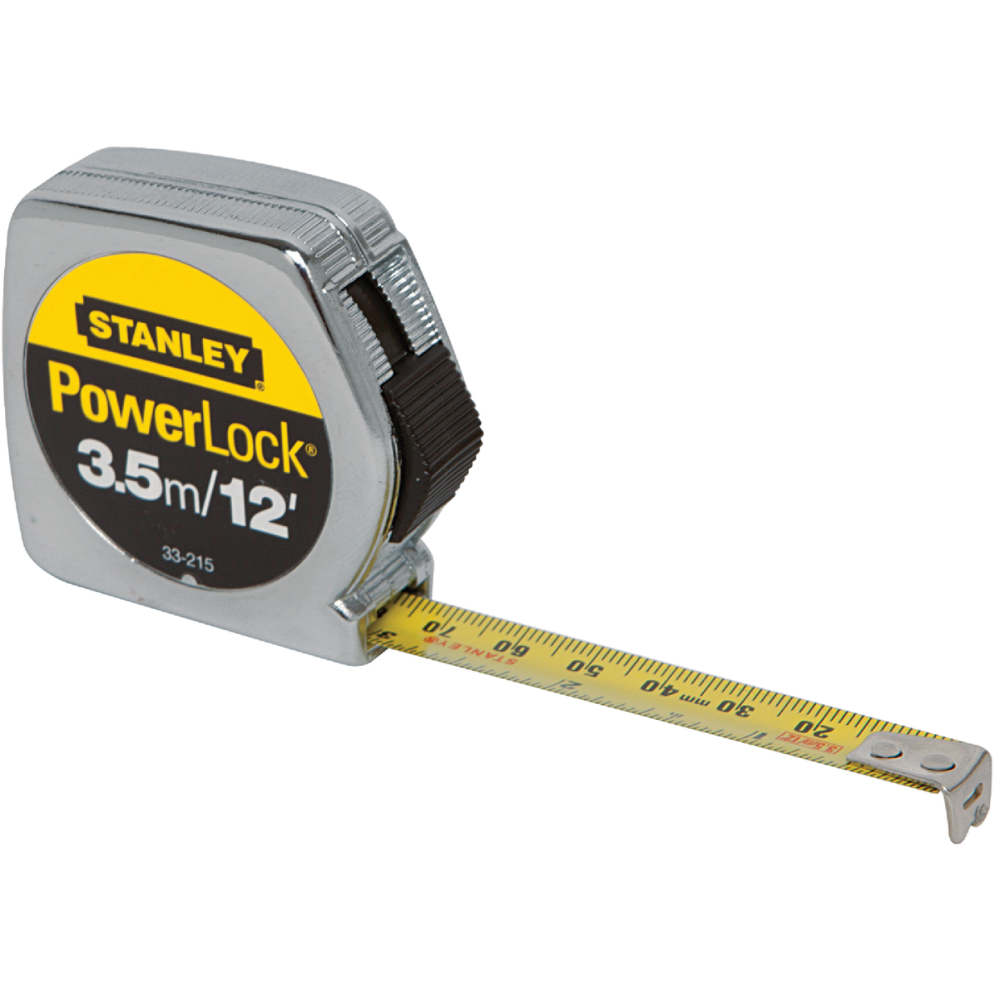 Stanley PowerLock 3.5m/12 Ft. Metric/SAE Tape Measure Image 1