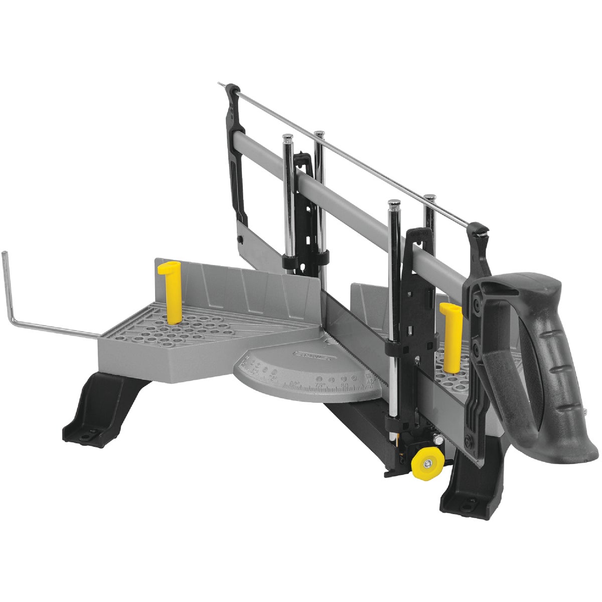 Stanley Aluminum Adjustable Angle Clamping Miter Box & 22 In. Saw Image 3