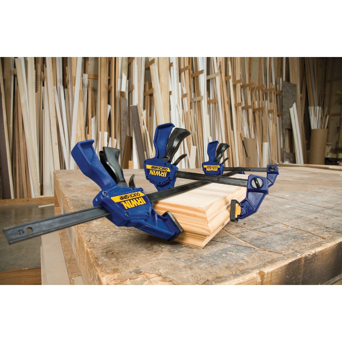 Irwin Quick-Grip 12 In. Medium-Duty One-Hand Bar Clamp Image 4