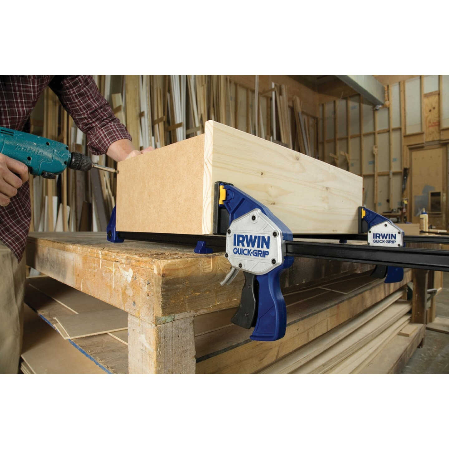 Irwin Quick-Grip 12 In. Medium-Duty One-Hand Bar Clamp Image 10