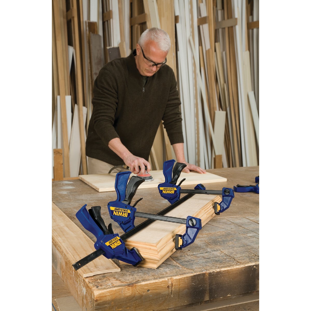 Irwin Quick-Grip 12 In. Medium-Duty One-Hand Bar Clamp Image 12