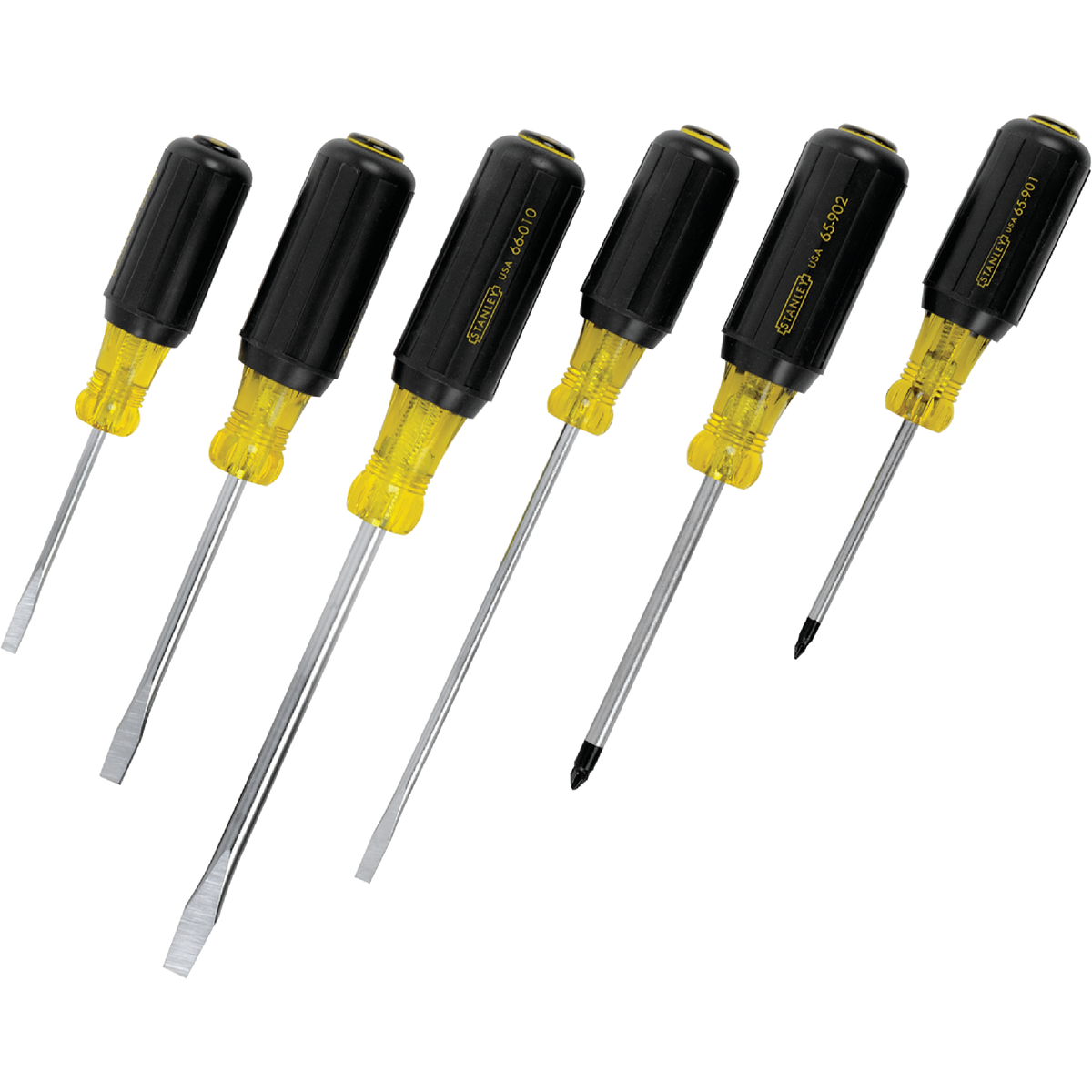 Stanley Vinyl Grip Screwdriver Set (6-Piece)