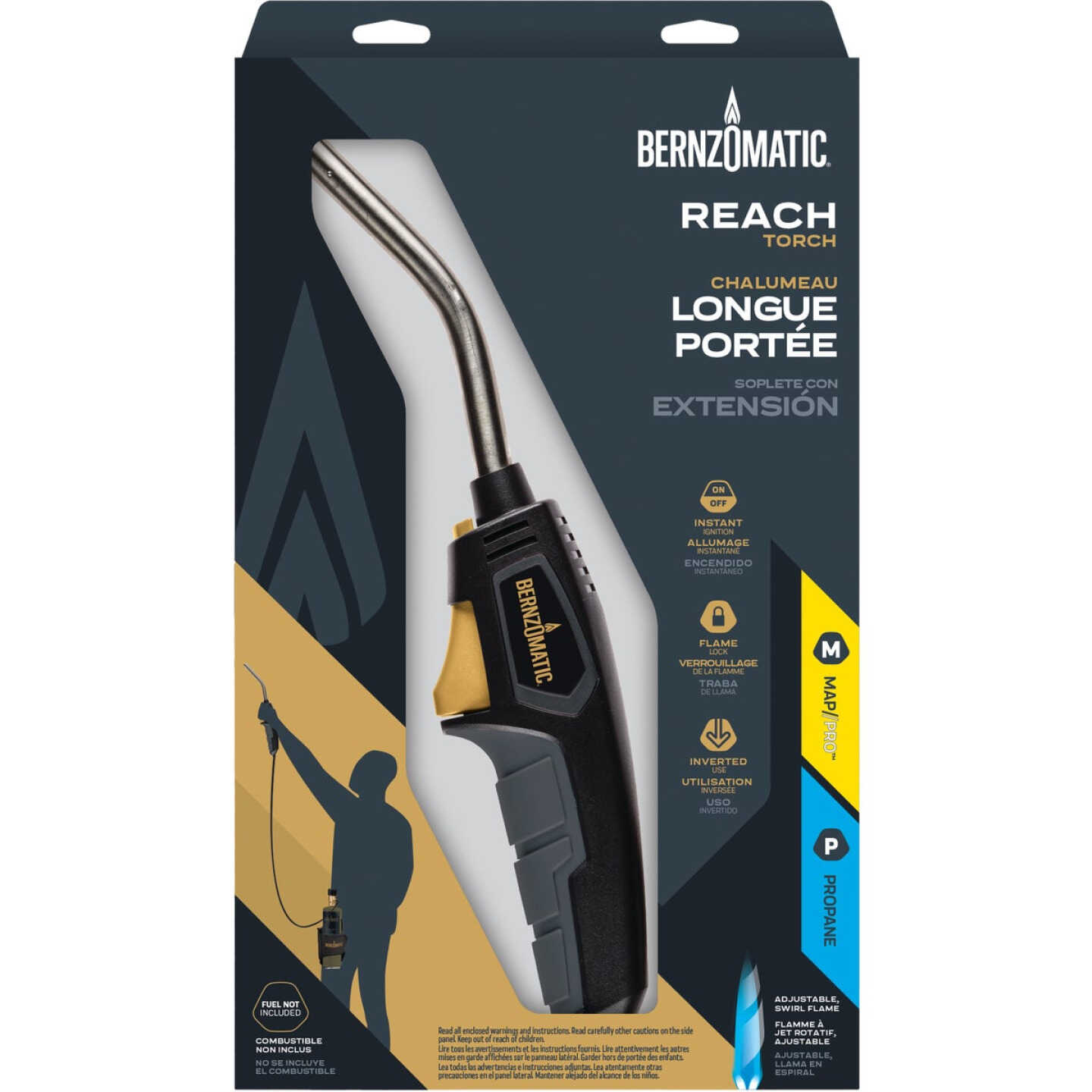 Bernzomatic Trigger Start Hose Torch Head for Accessibility and Mobility Image 2