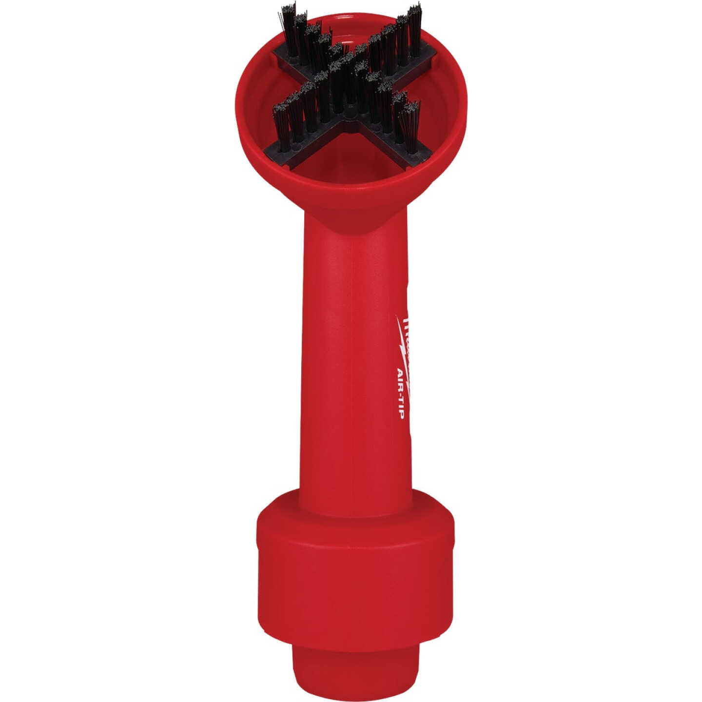 Milwaukee AIR-TIP 1-1/4 In. - 2-1/2 In. Red Plastic Cross Bristle Vacuum Brush Image 4