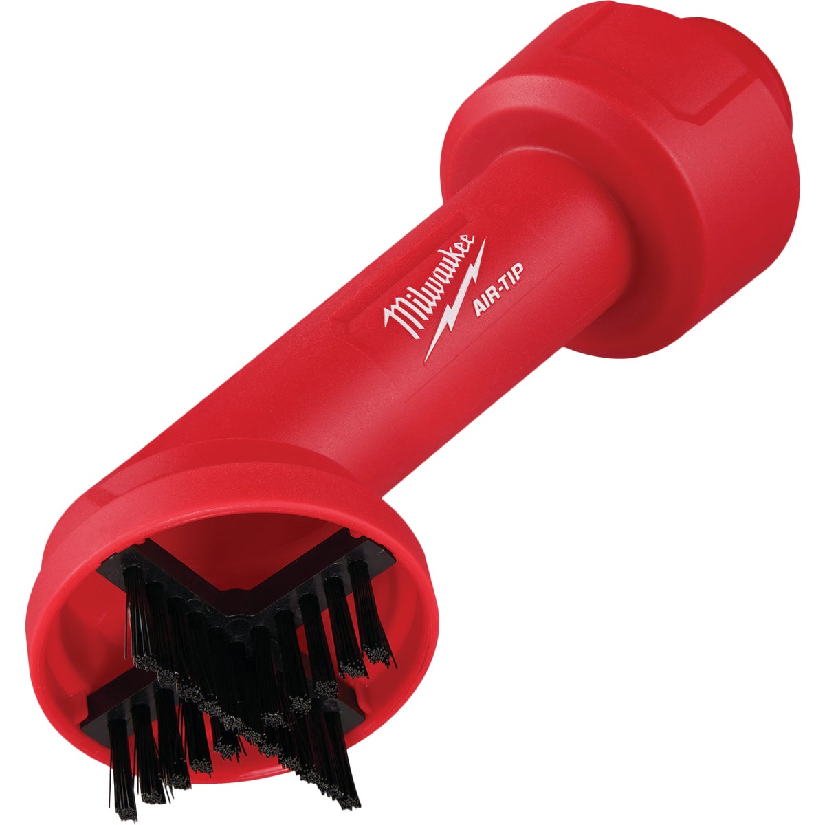 Milwaukee AIR-TIP 1-1/4 In. - 2-1/2 In. Red Plastic Cross Bristle Vacuum Brush Image 5