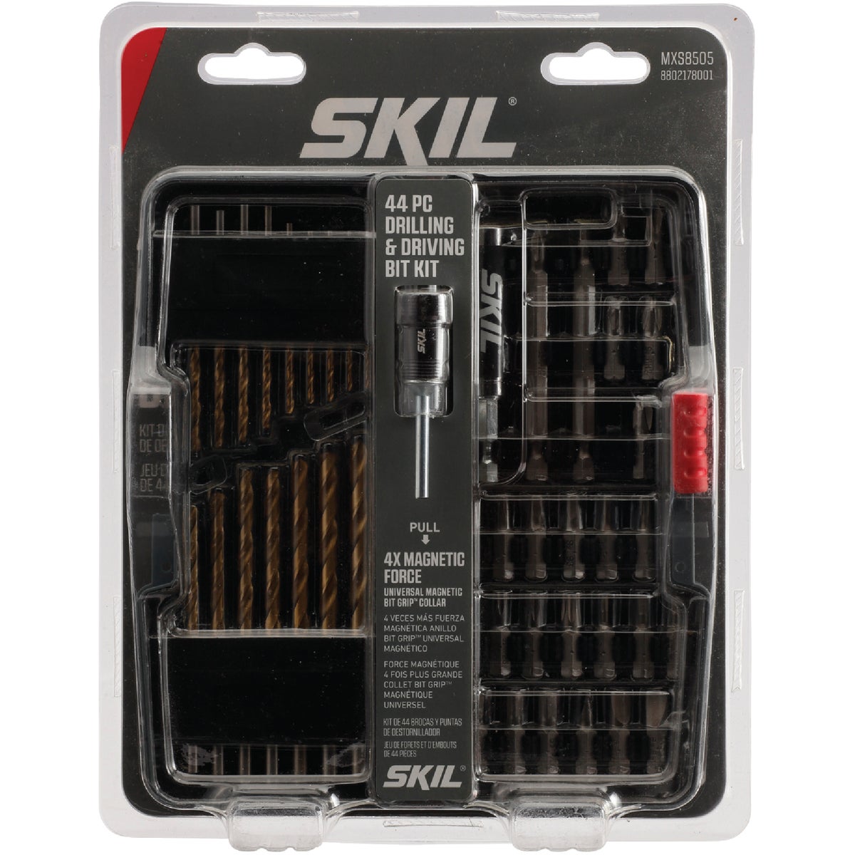 SKIL Drill & Drive Set with Bit Grip Magnetic Bit Collar (44-Piece)