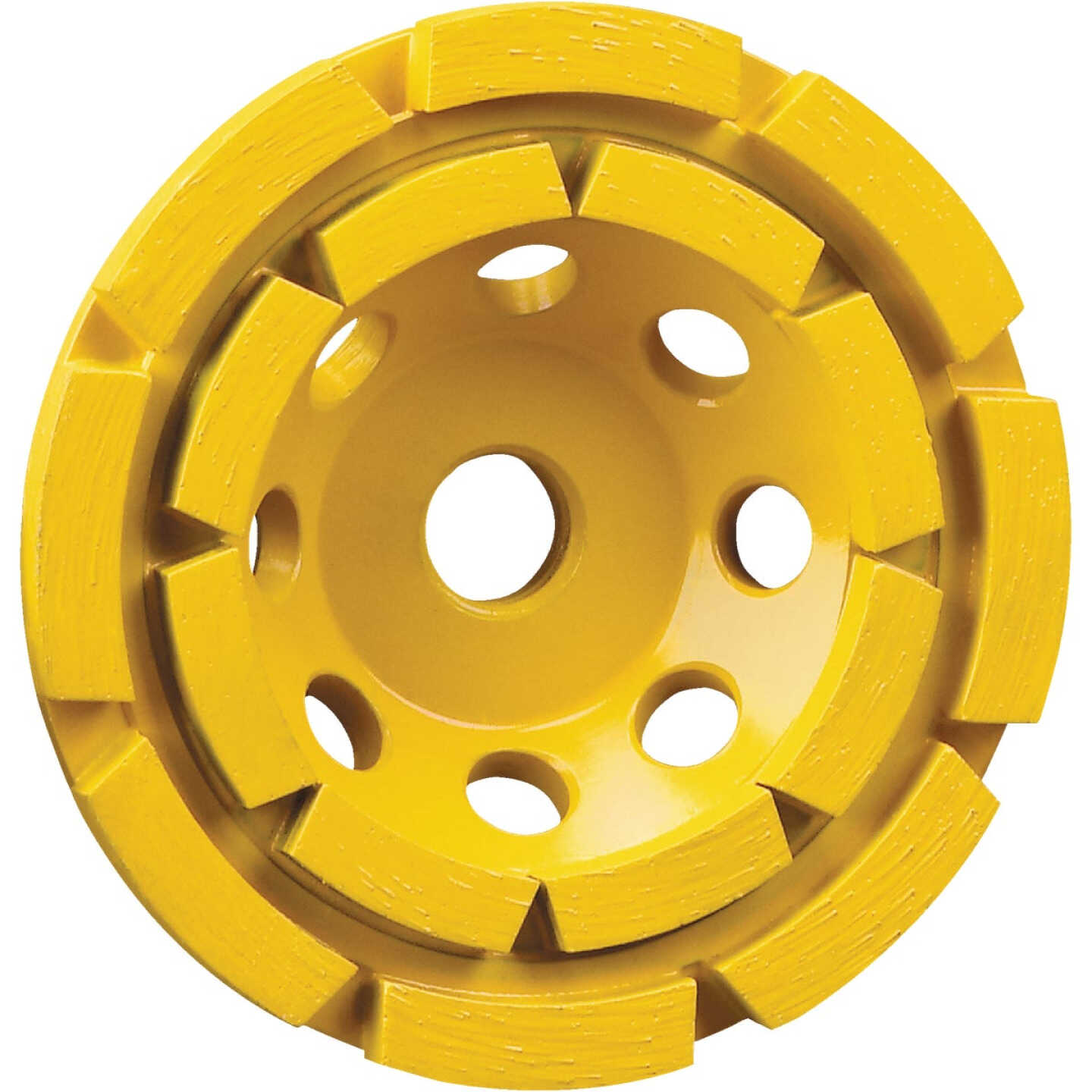 DEWALT 4-1/2 In. Segmented Double Row Masonry Cup Wheel Image 1