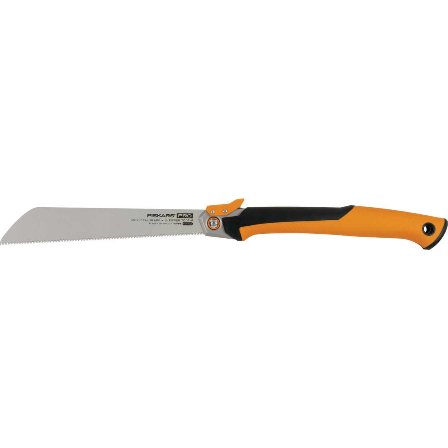 Fiskars Pro POWER TOOTH 10 In. 13 TPI Folding Pull Stroke Pull Saw Image 1