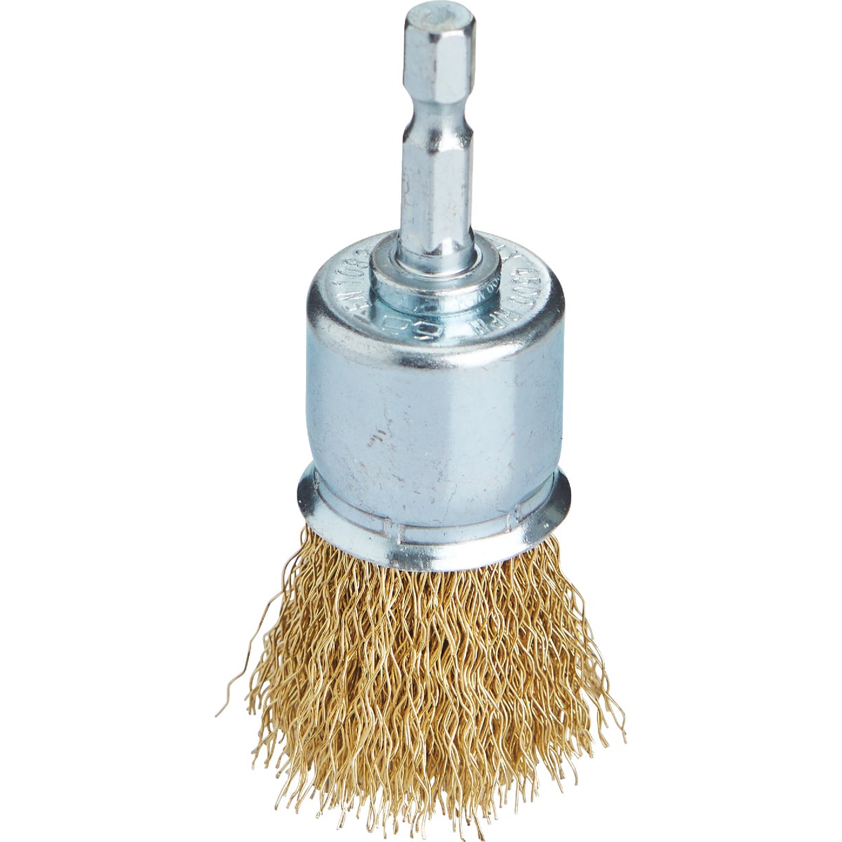 Do it Best 1 In. Brass Coarse Drill Mounted Wire Brush Image 3