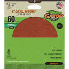 Gator 5 In. 60-Grit Aluminum Oxide Stick-On Sanding Disc (4-Pack) Image 1